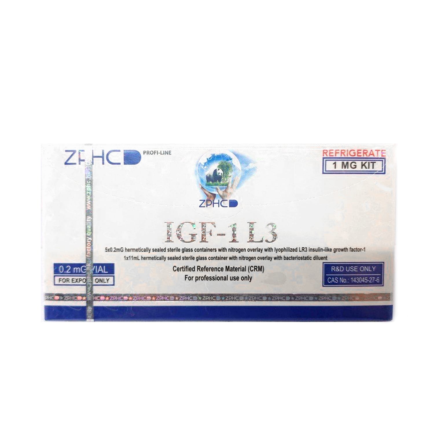 IGF - 1 L3 5 X 0.2MG/VIAL 1MG/KIT ZPHC